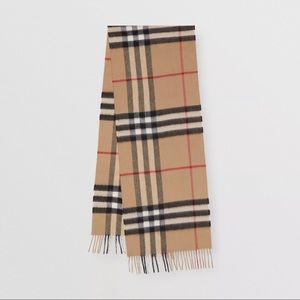 Authentic Burberry The Classic Check Cashmere Scarf